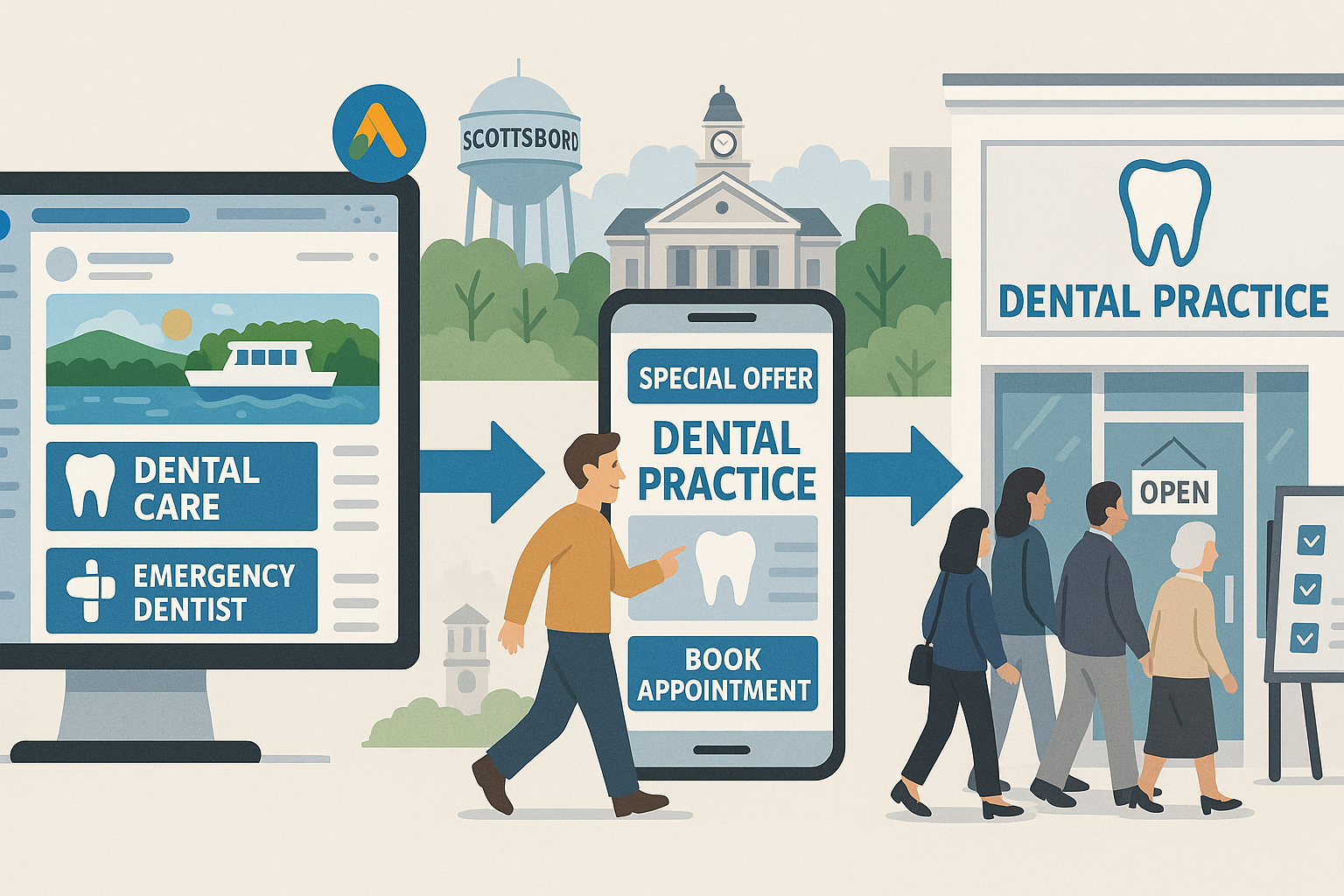 Ads for Dental in Scottsboro: Book More Local Patients
