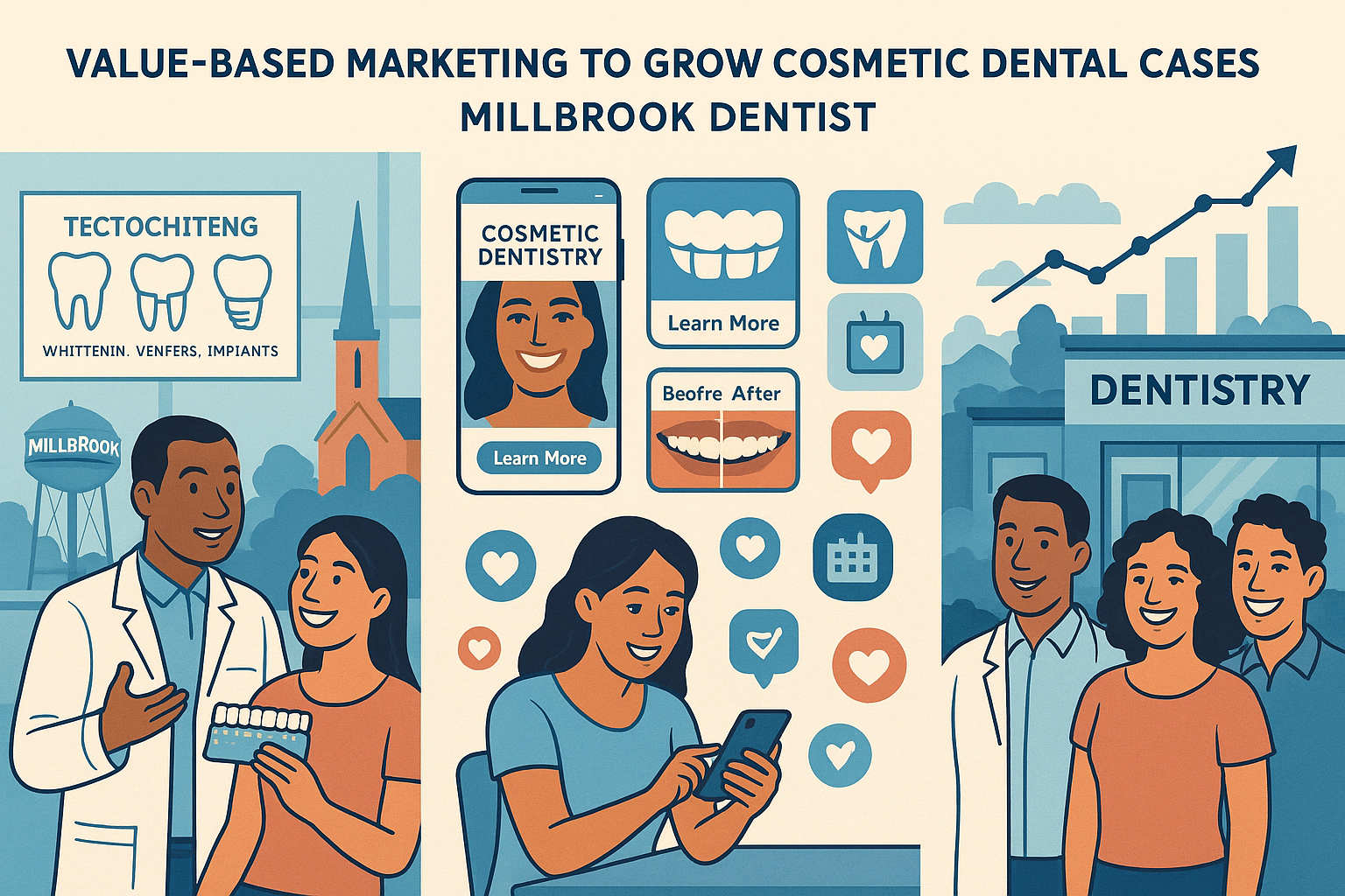 Millbrook Dentists Grow Cosmetic Cases with Value Marketing